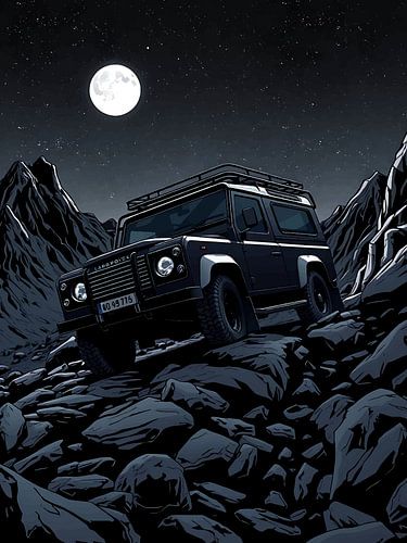 Zwarte Offroad-nacht