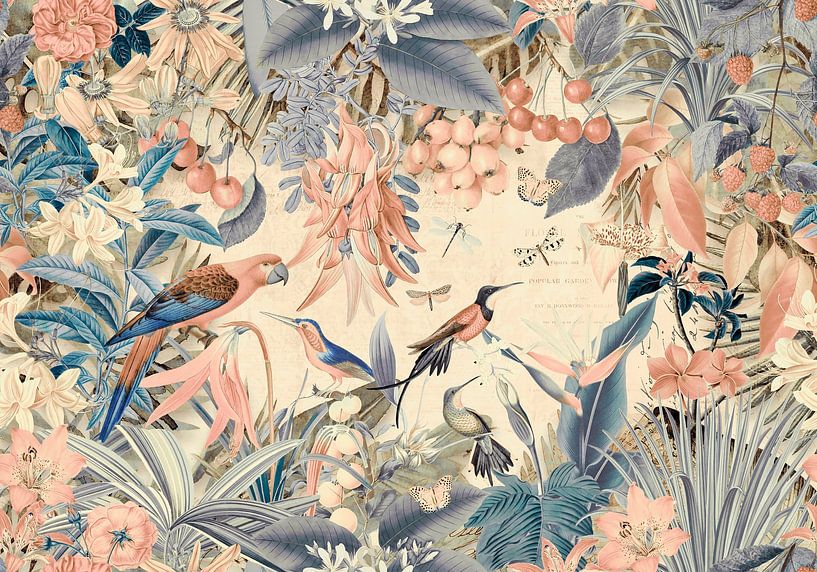 Jardin paradisiaque tropical par Andrea Haase