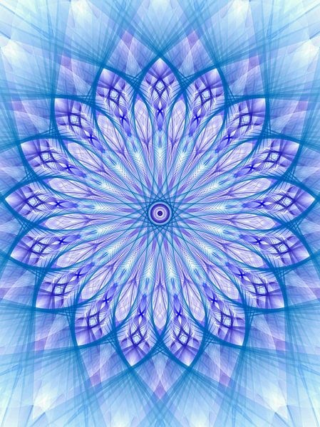 Mandala Digitalkunst 'Selbstwertgefühl von Ivonne Fuhren- van de Kerkhof