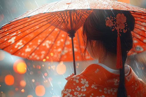 colourful fictional traditional Japan