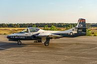 Training aircraft Cessna T-37B Tweety Bird of USAF. by Jaap van den Berg thumbnail