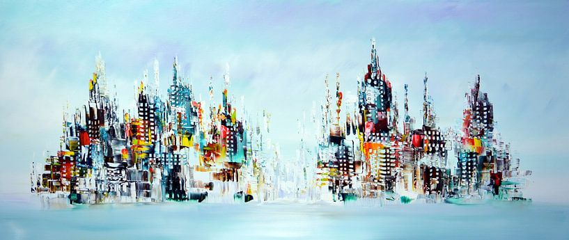 City by Gena Theheartofart