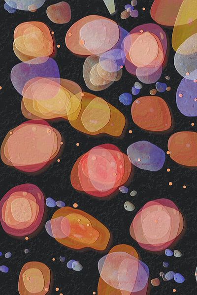 Shapes and lines - stones by Christine Nöhmeier