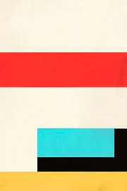 Abstrakte Farbkomposition – Minimalistisch