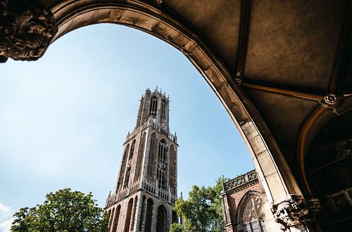 Domturm Utrecht vom Pandhof aus von Freek van den Bergh