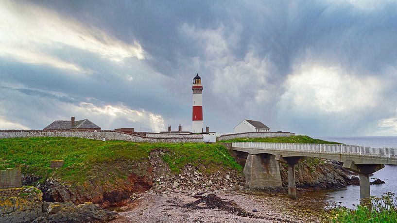 Der Buchan Ness Leuchtturm in Schottland von Babetts Bildergalerie
