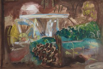 Frances Hodgkins - Het molenrad (1942) van Peter Balan