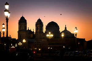 Cadiz Kathedrale im Morgenlicht