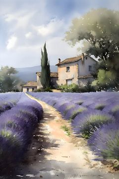 Lavender in Provance by Uncoloredx12