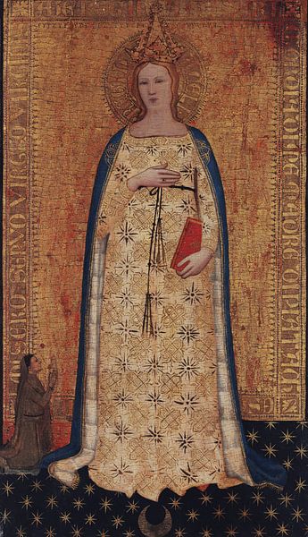 Nardo di Cione, Madonna der Entbindung - 1355-1360 von Atelier Liesjes