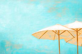 Zonnige dagen op het strand van Poster Art Shop