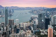 Lever du soleil à Hong Kong par Marcel Samson Aperçu