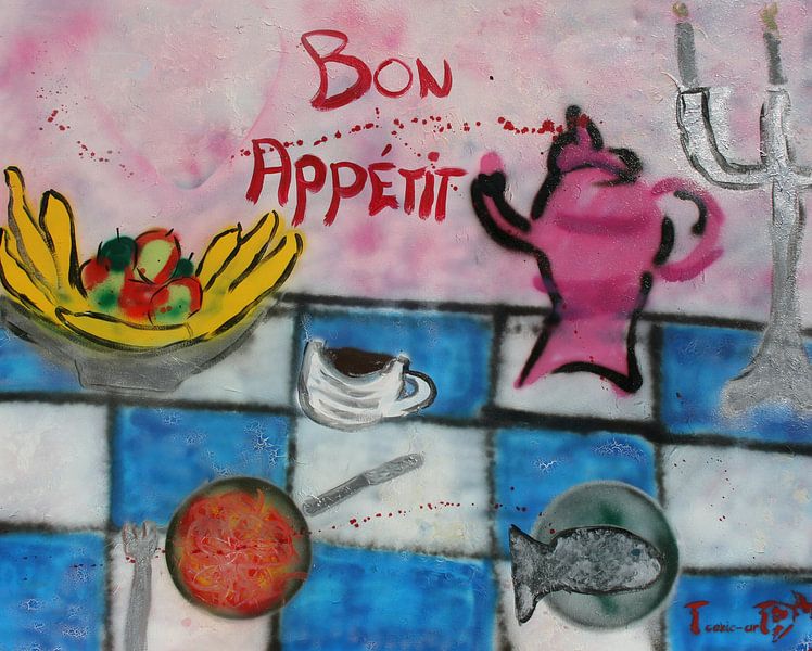 Bon Appetit by Toekie -Art