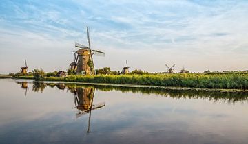 Kinderijk zonsondergang Nederland