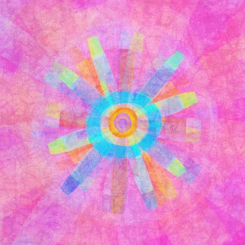 Draaibloem batikstijl