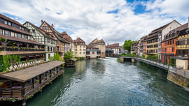 Een blik op het prachtige stadscentrum v', Straatsburg