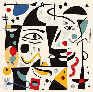 Picasso abstraktes Dekor