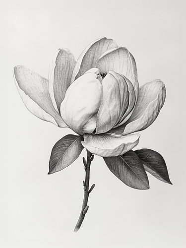 Elegant Magnolia Bloom