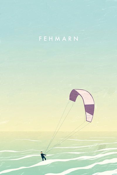 Kitesurfers on Fehmarn by Katinka Reinke