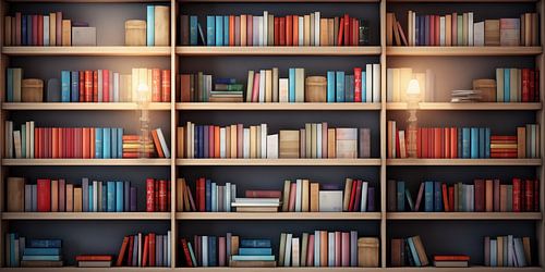 in der Bibliothek