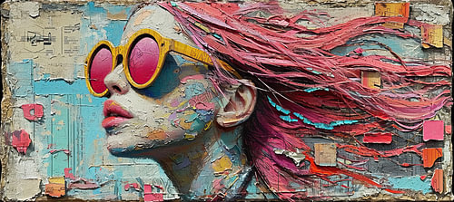 Pink Hair | Wind of Pink Stripes