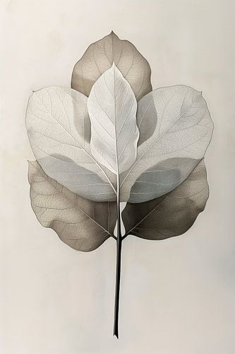 Sereen blad - Japandi stijl - 2