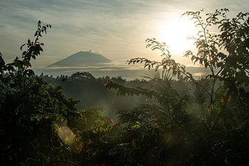 Gunung Agung vanuit Ubud