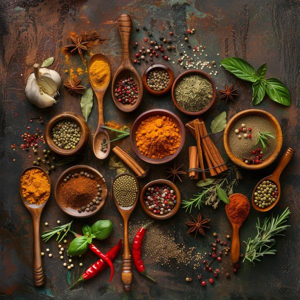 Spices still life by Poster Art Shop
