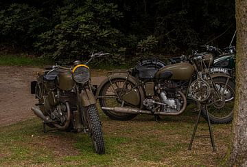 Motos de l'armée de la 2ème guerre mondiale