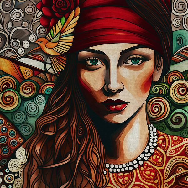 Flower girl 25 by Jan Keteleer