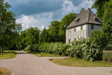 Goethes Gartenhaus im Park am Ilm, Weimar von Mixed media vector arts