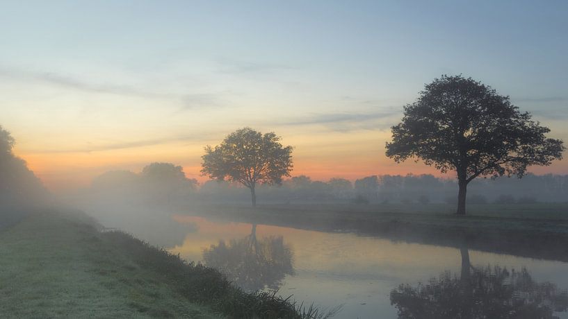 Dawn in the fog. by Hans Buls Photography