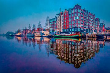 Farbenfrohe Reflexion in Alkmaar