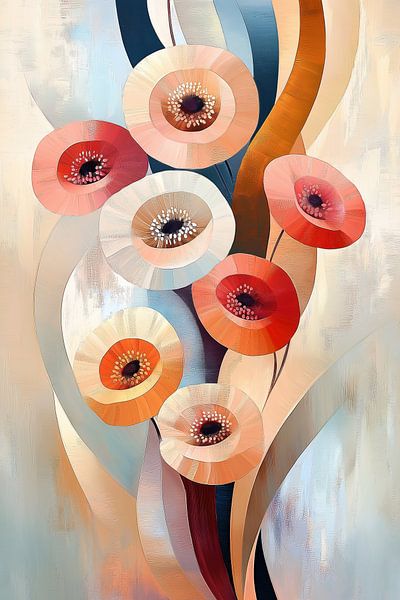 Poppy abstract by Imagine