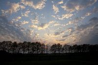 Zonsondergang in Drenthe