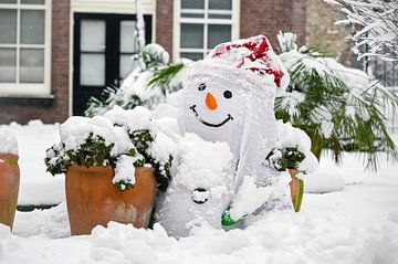 Fröhlicher Schneemann