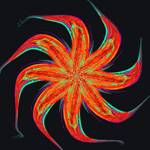 Abstrakte mit einen Sternförmigen Mustern