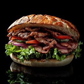 Portrait du sandwich Doner kebab