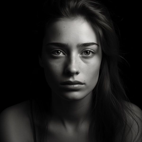 Portrait von fernlichtsicht