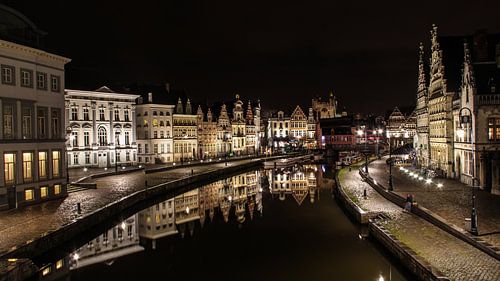 Gent bij nacht van Dianna Lauwereijs