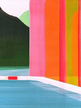 Poolside Geometry van Franka Poulain