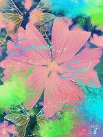 Jolie âme d'été rose