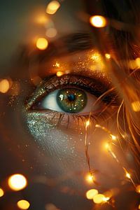 Twinkling lights and shining eyes