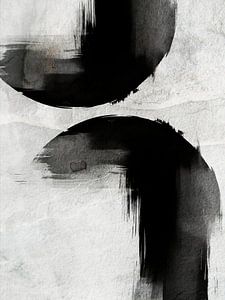 Japanische Formen Organisch Japandi Abstrakt Modern