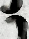 Japanse vormen organisch Japandi abstract modern van FRESH Fine Art thumbnail