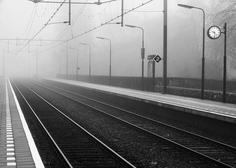 Verlaten station von Leo Langen