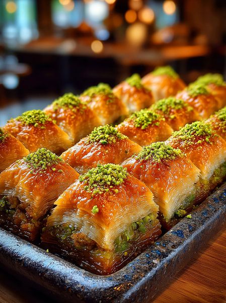 Baklawa sweet cake food art by JBJart Justyna Jaszke
