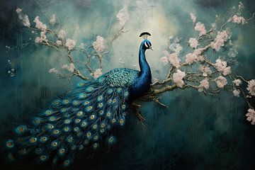 Vogels: Pauwen van Blikvanger Schilderijen