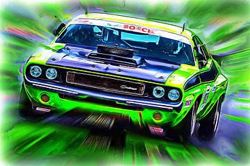 Green Monster - Dodge Challenger by DeVerviers