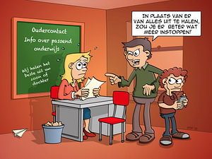 Cartoon: Angemessene Bildung
